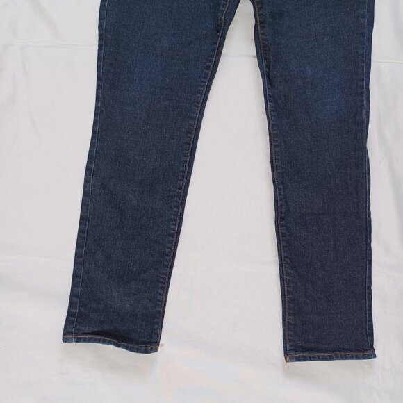 Old Navy Womens Jeans Original Midrise Slim Skinny Dark Wash Stretch Size 12 L - Picture 4 of 11